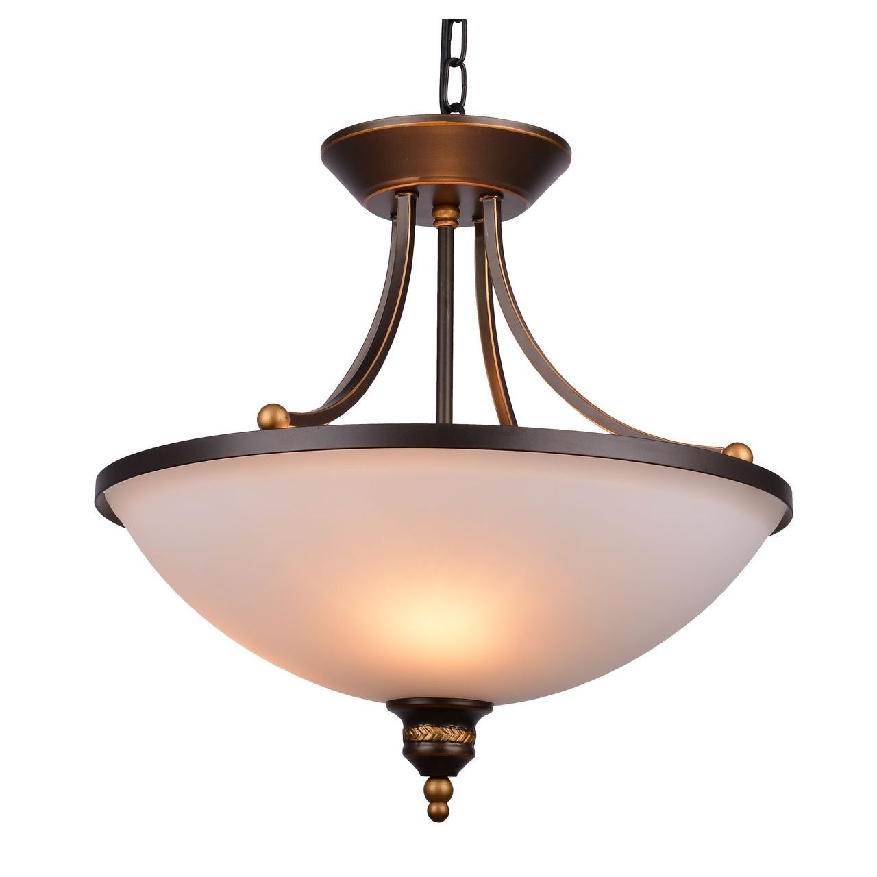 Подвесной светильник Arte Lamp Bonito A9518SP-3BA, коричневый