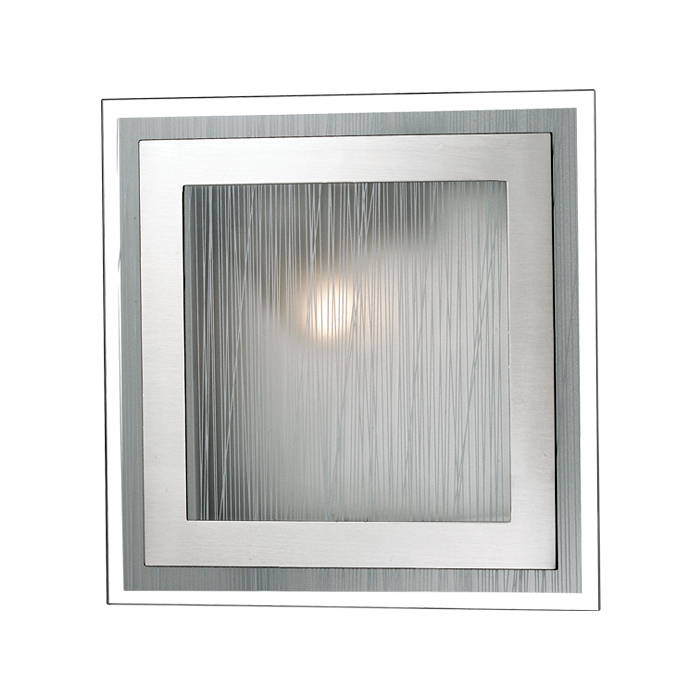 Светильник настенно-потолочный Odeon Light Ulen 2737/1W Прозрачный/Никель