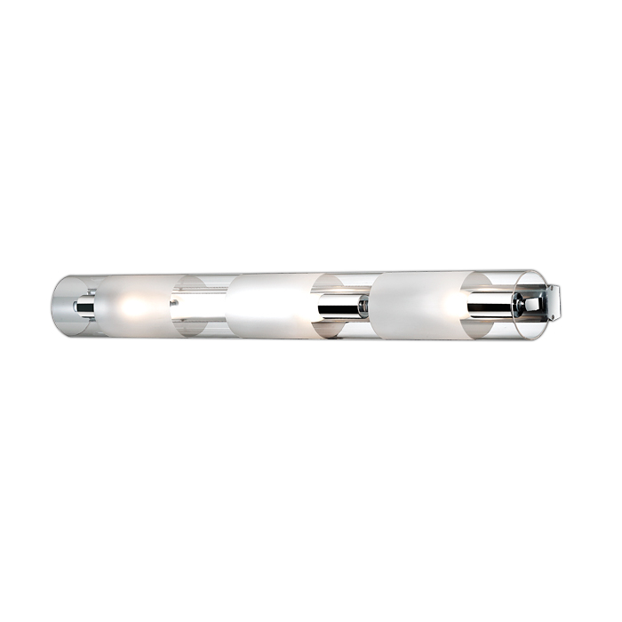Светильник настенный Odeon Light Lemo 2743/3W Белый матовый, прозрачный/Хром