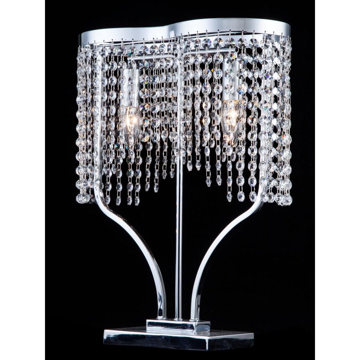 Настольная лампа Maytoni Toils DIA600-22-N Прозрачный, никель