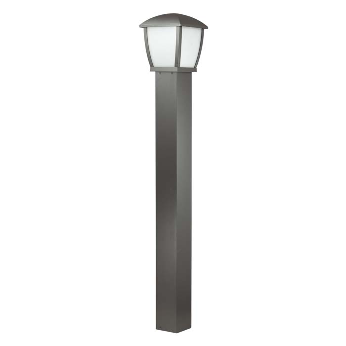 Светильник на столбе Odeon Light Tako 4051/1F Матовый белый/Темно-серый