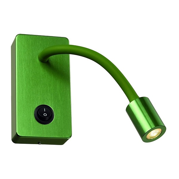 Зеленое бра для чтения на гибкой ножке SLV PIPOFLEX 146705  Зеленый