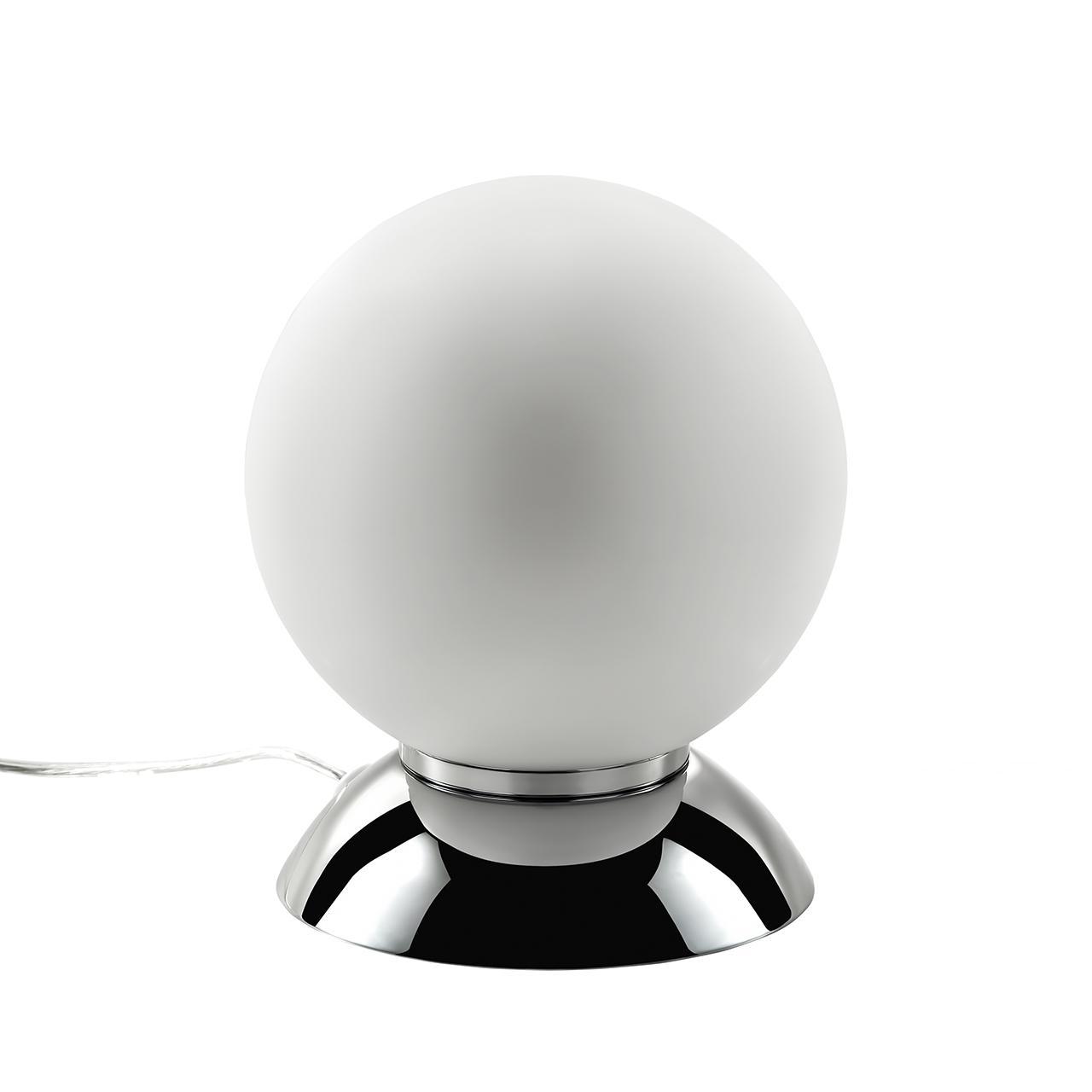 Настольная лампа Lightstar 813914 Белый матовый/Хром